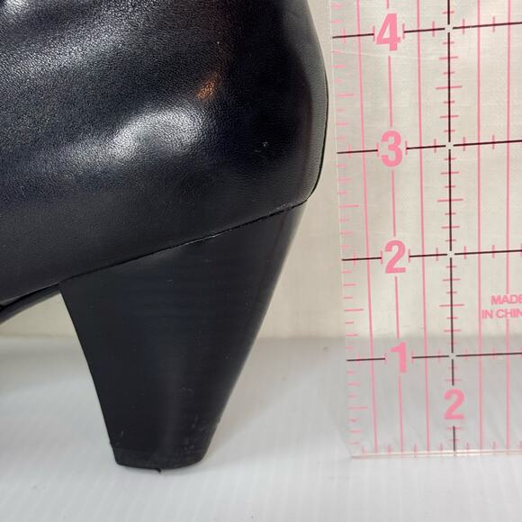 ECCO‎ Hope Knee High Boots Size 8.5/ 39 Black Leather Riding Equestrian Western - Picture 12 of 14